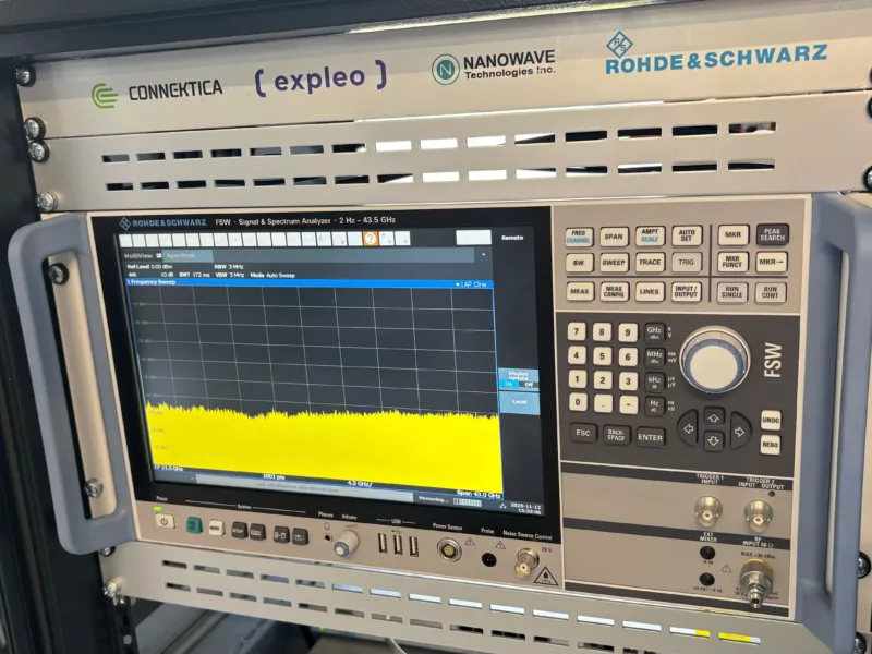 satellite payload test bench demonstrator at Space Tech Expo Europe 2025
