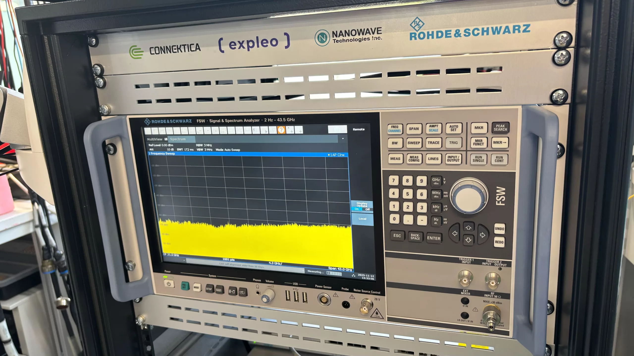 satellite payload test bench demonstrator at Space Tech Expo Europe 2025