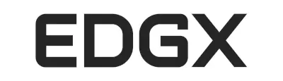 EDGX logo, Belgian space technology company building onboard AI computers for satellites